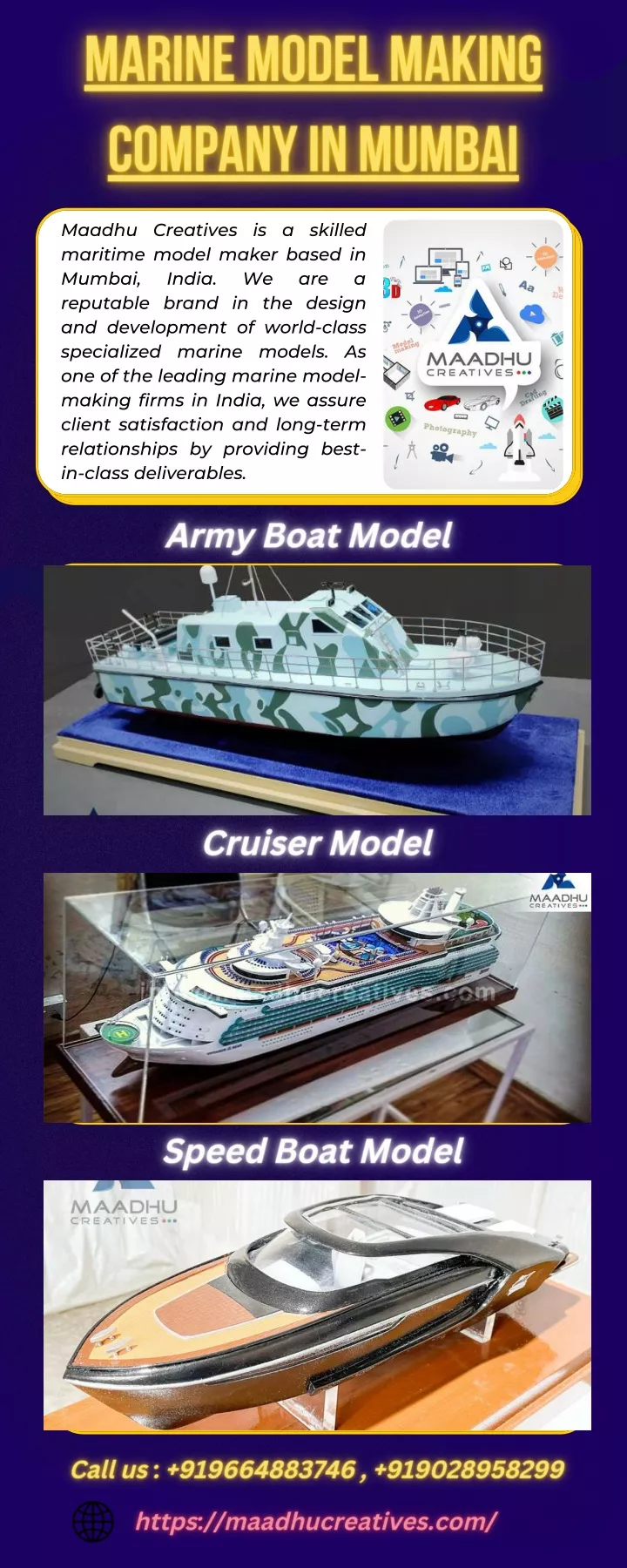 maadhu creatives is a skilled maritime model