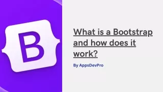 what is a bootstrap and how does it work