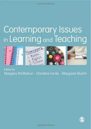 ePUB  Contemporary Issues in Learning and Teaching