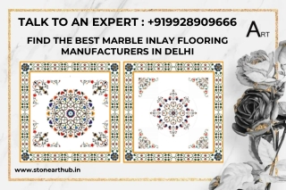 Marble Inlay Flooring Manufacturers in Delhi - Call Now 9928909666