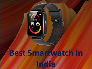 Best Smartwatch in India