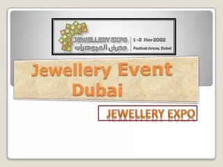 Jewellery Event Dubai