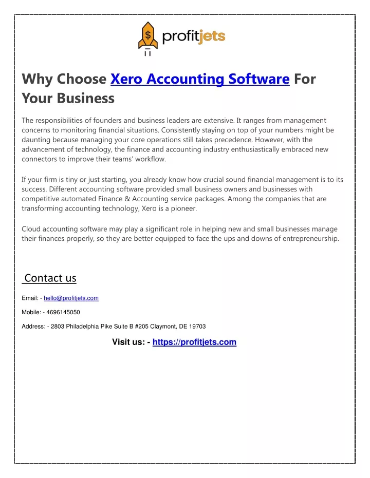 why choose xero accounting software for your