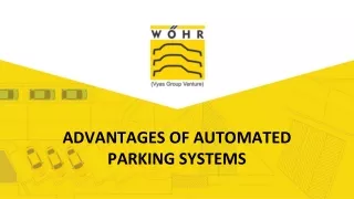 Advantages of Automated Parking Systems