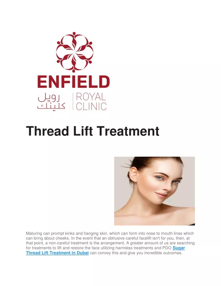 thread lift treatment