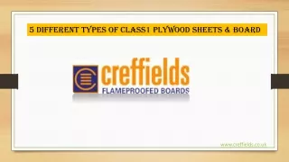 5 Different Types of Class1 Plywood Sheets & Board