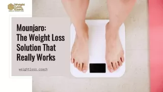 Mounjaro Weight Loss