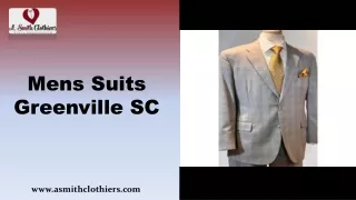 Mens suits Greenville SC