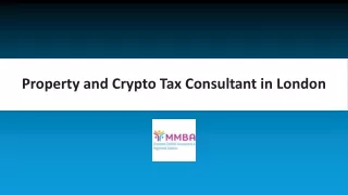 Property and Crypto Tax Consultant in London