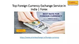 Top Foreign Currency Exchange Service in India | Forex