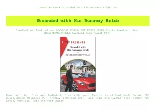 DOWNLOAD EBOOK Stranded with His Runaway Bride ZIP