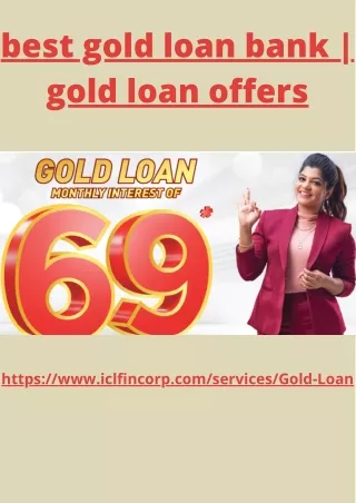 Best Gold Loan Companies | Lowest Interest Rates Scheme Kerala | ICL