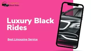 Luxury Black Rides