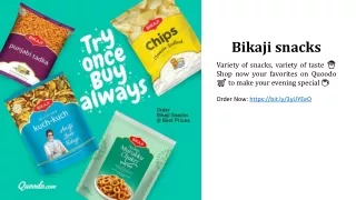 bikaji snacks