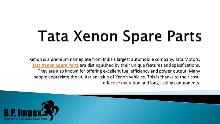 xenon is a premium nameplate from india s largest