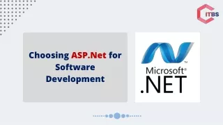 Using ASP.Net Framework for Software Development