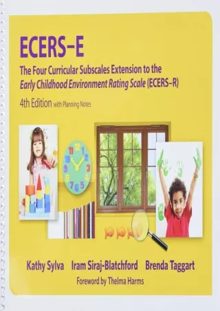 READ  ECERS E with Planning Notes The Four Curricular Subscales Extension