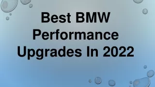 best bmw performance upgrades in 2022