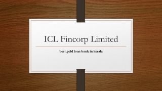 ICL Fincorp Limited