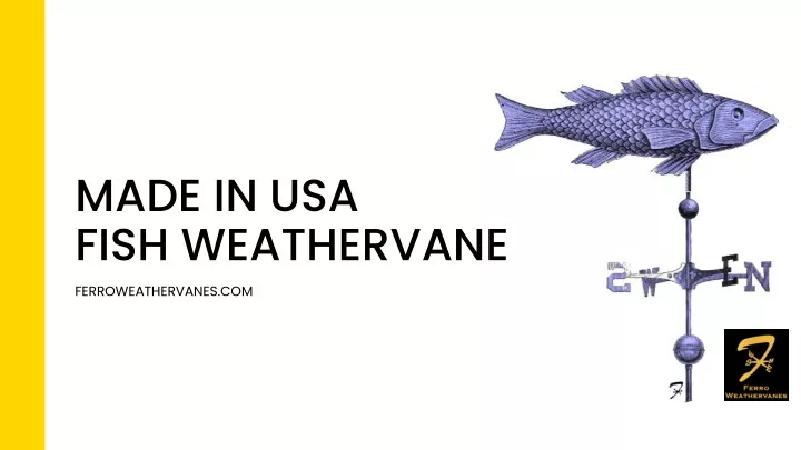 made in usa fish weathervane ferroweathervanes com