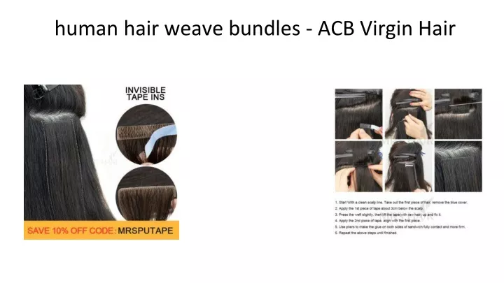 human hair weave bundles acb virgin hair
