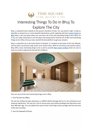Interesting Things To Do In Bhuj To Explore The City
