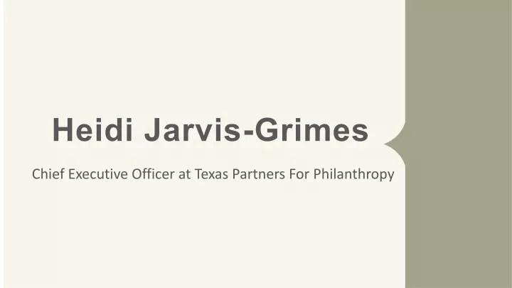 heidi jarvis grimes