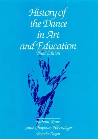 ePUB  History of the Dance in Art and Education 3rd Edition