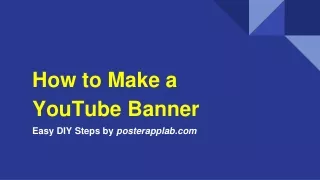 How to Make a YouTube Banner _ Easy Steps