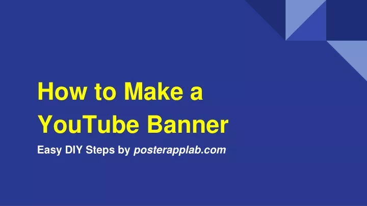 how to make a youtube banner