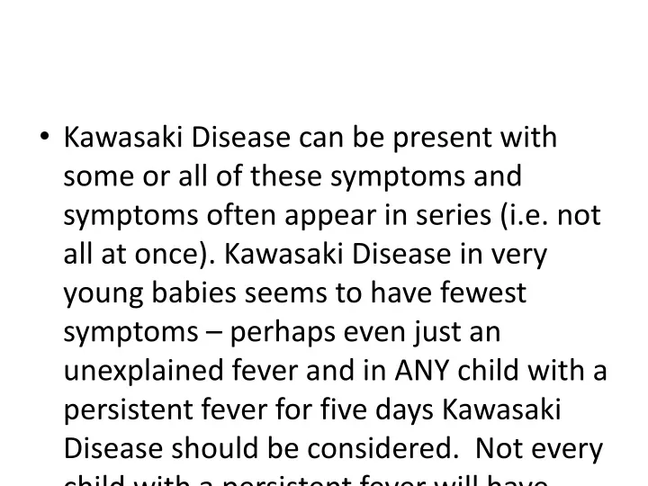 PPT - Kawasaki Disease Pp PowerPoint Presentation, Free Download.