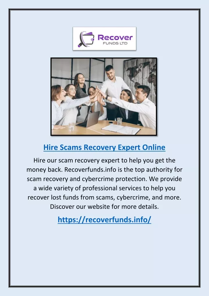 hire scams recovery expert online
