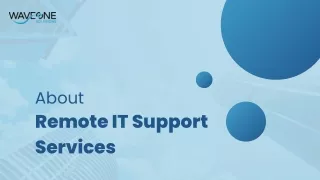 The Best Thing About Using Remote IT Support Services!