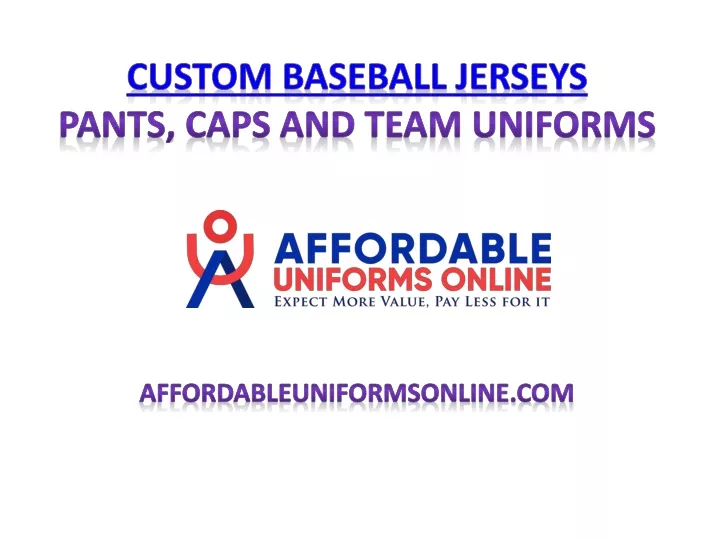 custom baseball jerseys pants caps and team