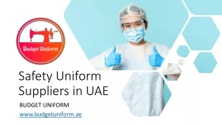 Safety Uniform Suppliers in UAE_