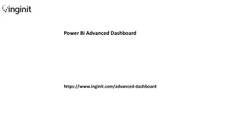 Power Bi Advanced Dashboard Inginit.com...