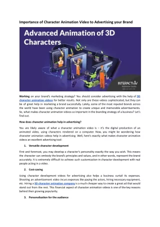 Importance of Character Animation Video to Advertising your Brand.docx