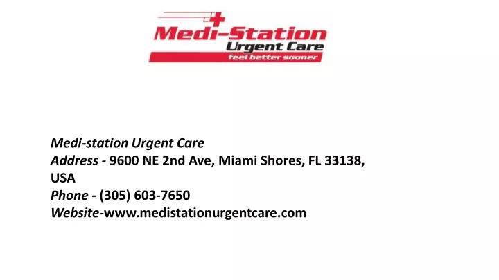 medi station urgent care address 9600