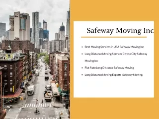 Safeway Moving Inc