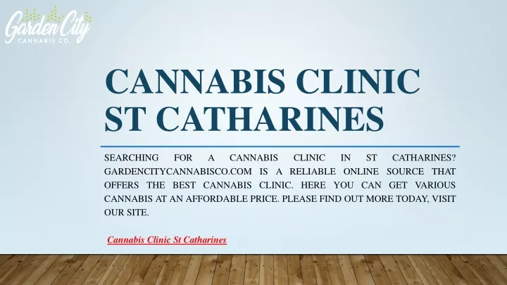 cannabis clinic st catharines