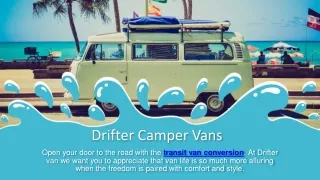 drifter camper vans