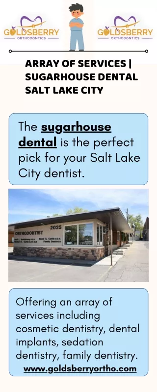 Array of Services  Sugarhouse Dental Salt Lake City