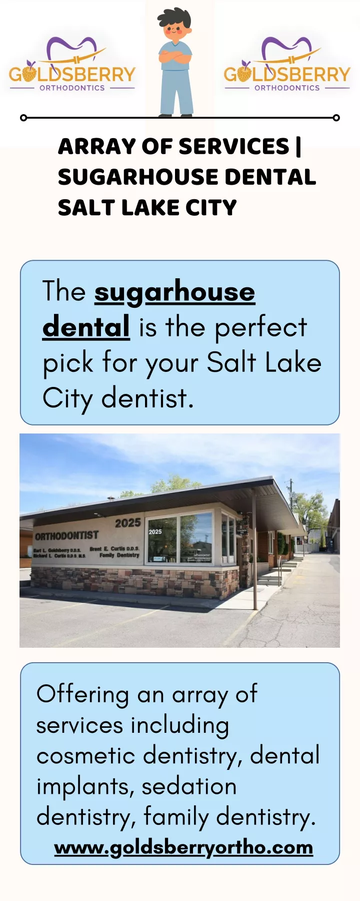 array of services sugarhouse dental salt lake city