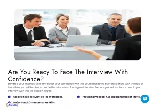 Are you Ready to face the interview with confidence?