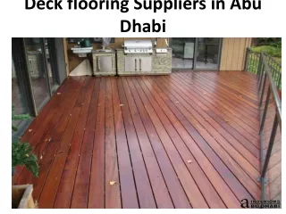 deck flooring suppliers in abu dhabi