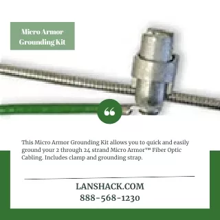 micro armor grounding kit