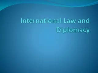 International_Law_and_Diplomacy