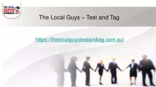Test and Tag Brisbane | The Local Guys Test and Tag