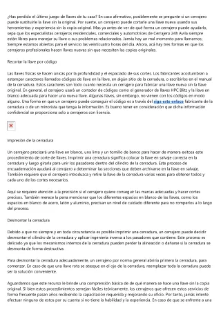 ¿De qué manera puede un cerrajero hacer una llave desde una cerradura?
