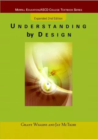 DOWNLOA T  Understanding by Design Expanded 2nd Edition Package May Vary